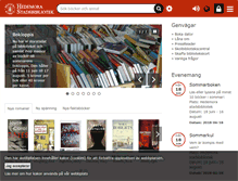 Tablet Screenshot of hedemorabibliotek.se
